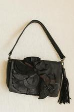 Caterina Lucchi leren handtas – 30 x 18 cm, Handtassen en Accessoires, Tassen | Damestassen, Ophalen of Verzenden, Gebruikt, Zwart