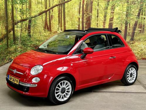 Fiat 500 C 1.2 Lounge Cabriolet Airco Chrome LM Velgen PDC R, Auto's, Fiat, Bedrijf, Te koop, 500C, ABS, Airbags, Airconditioning