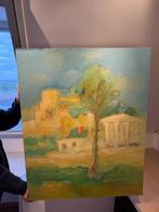 Origineel schilderij „Romeins Landschap” — Herman Hertogs —, Ophalen of Verzenden
