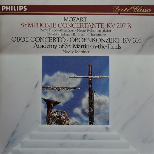 Mozart / Hoboconcert en Symphonie Concertante - PHILIPS, Cd's en Dvd's, Cd's | Klassiek, Zo goed als nieuw, Orkest of Ballet, Ophalen of Verzenden