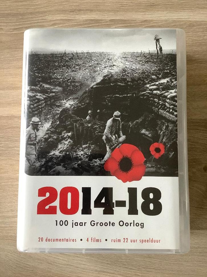 1914-18: 100 Jaar Groote Oorlog ( 13DVD Box ), Cd's en Dvd's, Dvd's | Documentaire en Educatief, Zo goed als nieuw, Oorlog of Misdaad