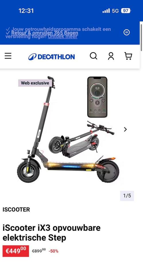iscooter ix3 (splinternieuw)! 40kmh, Fietsen en Brommers, Steps, Nieuw, Ophalen