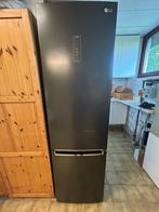 LG koelkast / vriezer mat zwart (LG GBB72MCUFN), Ophalen, Gebruikt, 200 liter of meer, Met aparte vriezer