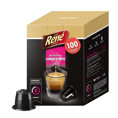Café René Lungo-Forte (100 capsules Nespresso), Diversen, Levensmiddelen, Ophalen
