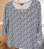Mayerline blouse maat 40 donkerblauw cheta op wit, Kleding | Dames, Blouses en Tunieken, Maat 38/40 (M), Mayerline, Wit, Ophalen of Verzenden
