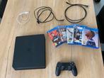 Ps4 , manette + 5 jeux ( gta , fifa 23,22 , f1 2020 et ufc 4, 500 GB, Avec 1 manette, Enlèvement, Utilisé