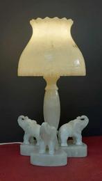 Prachtige albasten olifantenlamp, Ophalen