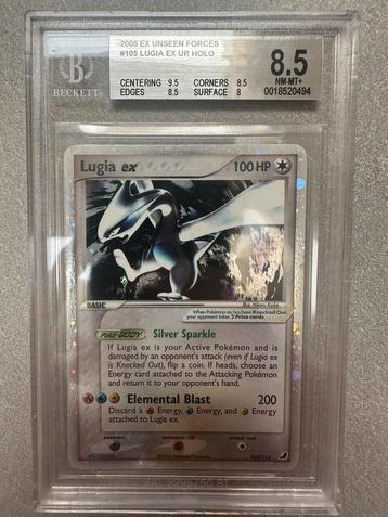 Lugia EX BGS 8,5 Unseen Forces beschikbaar voor biedingen