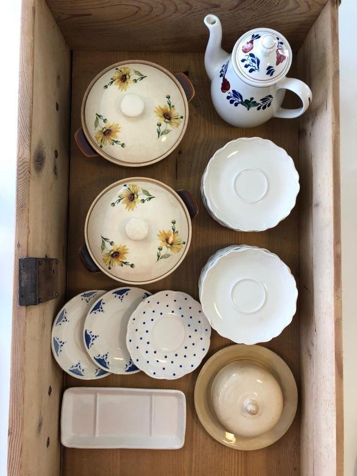 BOCH LA LOUVIERE - VILLEROY & BOCH - Porselein, Antiek en Kunst, Antiek | Servies los, Ophalen