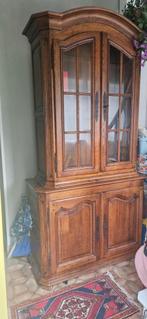 Vaisselier ancien en chêne massif – très bon état, Ophalen, Eikenhout