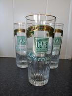 3 bierglazen van DAB bier van de wereldtentoonstelling 1958, Verzamelen, Ophalen of Verzenden, Gebruikt, Glas of Glazen, Overige merken