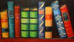 Olieverf schilderij Victoria Guerin Bodegón met libros, Antiek en Kunst, Ophalen