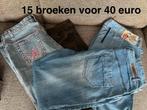 Pakket 15jeansbroeken/broeken merken maat 44-46 voor 40€, Ophalen, Zo goed als nieuw, W33 - W36 (confectie 42/44), Overige kleuren