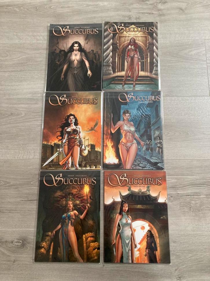 Succubus reeks 1 tot 6, Boeken, Stripverhalen, Zo goed als nieuw, Complete serie of reeks, Verzenden