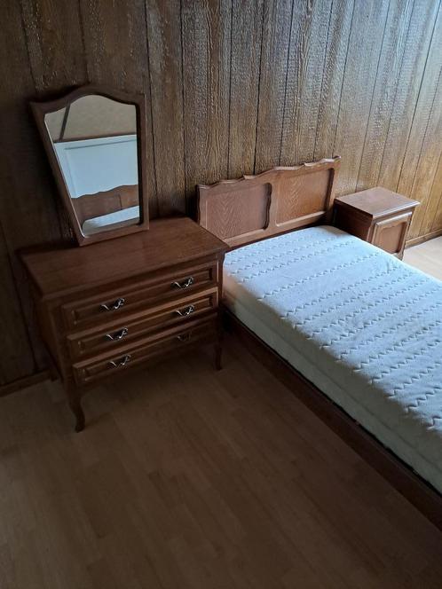 Bretoense slaapkamer met 2 eenpersoonsbedden, kast ..., Maison & Meubles, Chambre à coucher | Chambres à coucher complètes, Utilisé