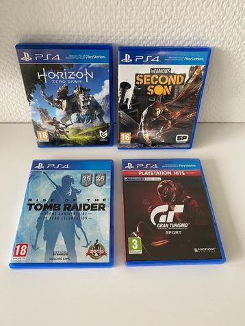 4 PS4 spellen te koop, geen schade!  beschikbaar voor biedingen