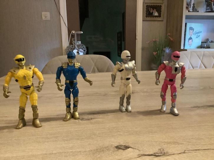 Atomic verschillende rangers (15 cm) (1991), Verzamelen, Poppetjes en Figuurtjes, Gebruikt, Ophalen of Verzenden
