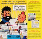 Tintin "COMPLET 3 BOITES/Fiches de collection ATLAS" +cadeau, Livres, Enlèvement, Utilisé, Hergé