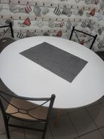 Table ronde 6pers 120cm diamètre, Maison & Meubles, Comme neuf, Enlèvement ou Envoi