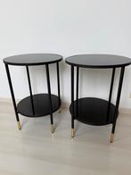 Bijzet tafeltjes, Moins de 100 cm, Rond, Comme neuf, Enlèvement