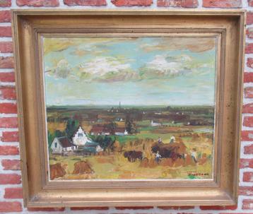 Dheedene Georges ( 1909 - 1973 ) Oogst tafereel  beschikbaar voor biedingen