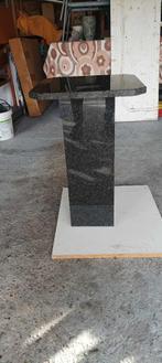 3 Tafels zwarte graniet, Comme neuf, Enlèvement