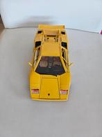 Lamborghini countach 1988 burago, Ophalen of Verzenden, Zo goed als nieuw, Burago