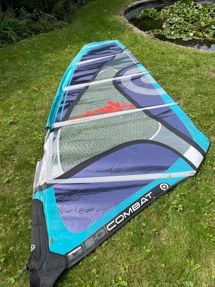 Combat, Ice, Dr.X, Cult 55 en vinnen, Watersport en Boten, Windsurfen, Gebruikt, Complete set, Ophalen