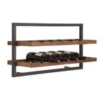 KOOPJE 40€ : D-Bodhi wijnrek 8 flessen, hout/staal, Huis en Inrichting, Woonaccessoires | Wijnrekken, Ophalen, 5 tot 15 flessen