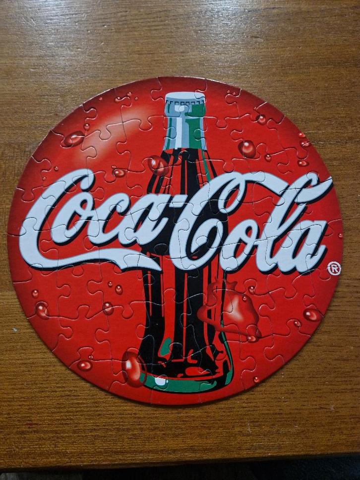 Puzzle rond Coca Cola, Collections, Marques & Objets publicitaires, Neuf, Emballage, Enlèvement ou Envoi