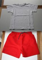 tribord korte rode short + witte shirt 7-8 jaar nieuw, Chemise ou À manches longues, Garçon, Envoi, Tribord