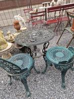 ancien ensemble de jardin en métal+2 chaises 160€, Enlèvement, Utilisé, Salons de jardin