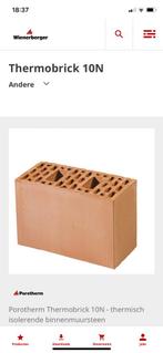 Wienerberger thermobrick 29x14x19, Doe-het-zelf en Bouw, Metselstenen, Ophalen, Nieuw