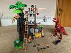 Playmobil Dinos basiskamp van de avonturiers met T-Rex (comp, Kinderen en Baby's, Complete set, Ophalen of Verzenden, Zo goed als nieuw