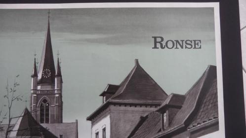 Affiche Ronse, Antiek en Kunst, Curiosa en Brocante, Ophalen of Verzenden