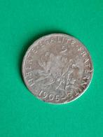 1905 France 2 francs en argent, rare, Envoi, France, Monnaie en vrac, Argent