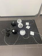 Set van 5 retro hanglampen – verstelbaar, Ophalen, Gebruikt