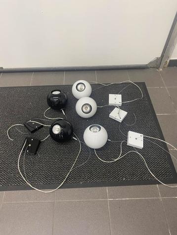 Set van 5 retro hanglampen – verstelbaar beschikbaar voor biedingen