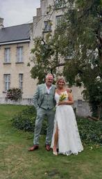 Trouwkleed ivoorkleurig, Kleding | Dames, Ophalen, Gedragen, Wit, Trouwjurk