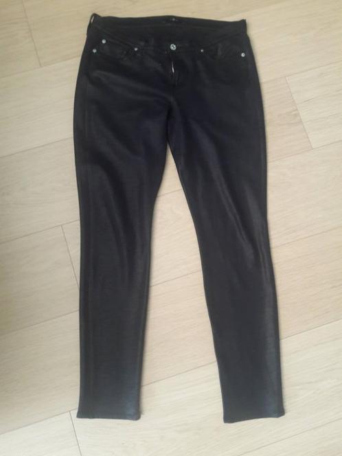 Broek 7 for all mankind, Kleding | Dames, Broeken en Pantalons, Zo goed als nieuw, Blauw, Lang, Ophalen of Verzenden