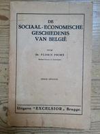 Floris Prims - De sociaal-economische geschiedenis België, Enlèvement ou Envoi, Utilisé