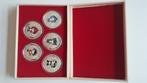 2008 Beijing Olympic Game Mascots commenorativ medailon box, Verzamelen, Ophalen of Verzenden, Zo goed als nieuw