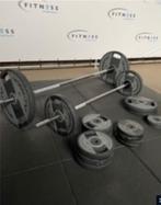 Technogym set | Schijven | Stangen |, Ophalen of Verzenden, Gebruikt, Benen, Halterschijven