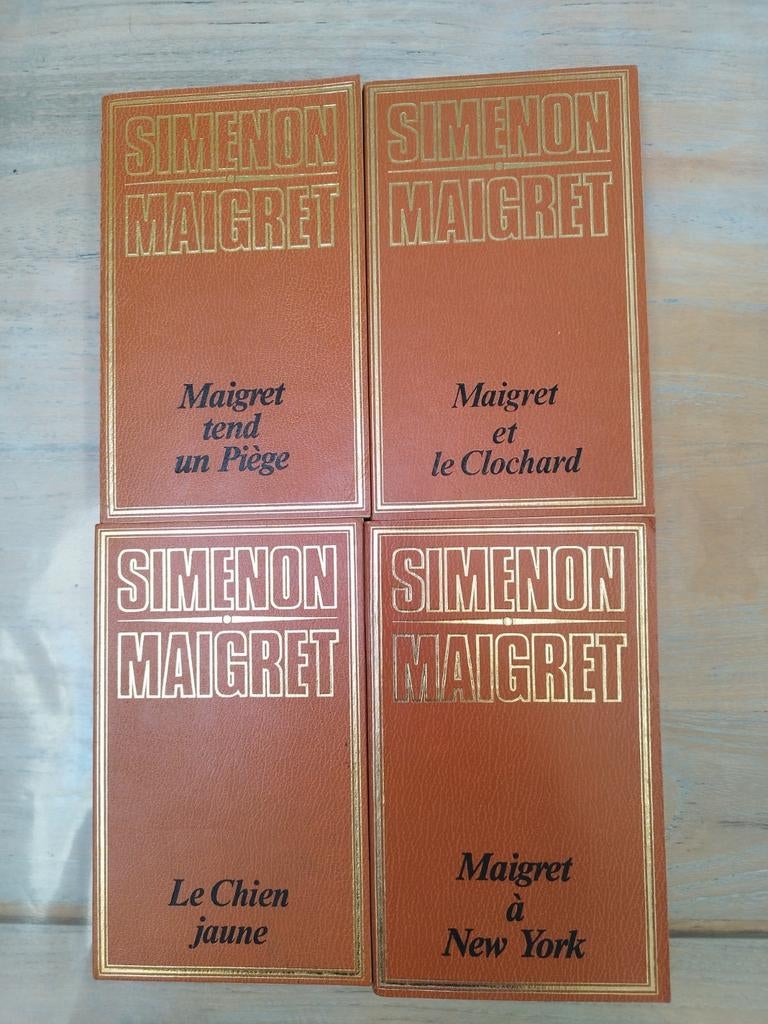 4 romans Maigret Simenon, Ophalen of Verzenden, Gelezen