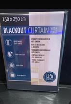 Gordijnen grijs nieuw met ringen, Huis en Inrichting, Stoffering | Gordijnen en Lamellen, 100 tot 150 cm, Nieuw, Ophalen of Verzenden