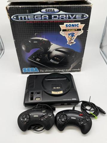 Sega Mega Drive - Met Sonic Hedgehog - Compleet met doos beschikbaar voor biedingen