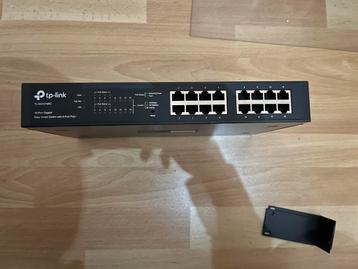 TP-Link TL-SG1016PE | 16-Poorts Gigabit Switch | 8x PoE+ beschikbaar voor biedingen
