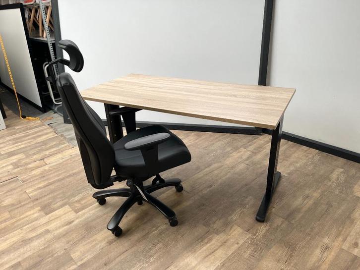 Bureau zwart (160), Huis en Inrichting, Bureaus, Bureau, Ophalen of Verzenden