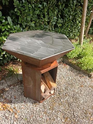 Barbecue en acier Corten, Enlèvement, Comme neuf