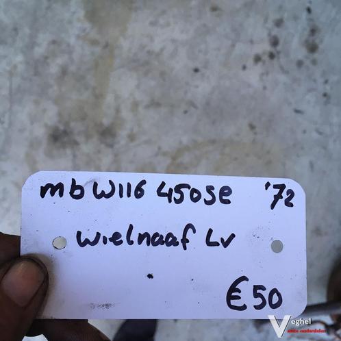 Mercedes w116 450se 1972  Wielnaaf Linksvoor, Auto-onderdelen, Ophanging en Onderstel, Gebruikt, Ophalen